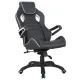 Игровое кресло  "Techno Pro GM-003", экокожа, черное/серое, вставки серые, 531814. Фото товара с разных ракурсов.