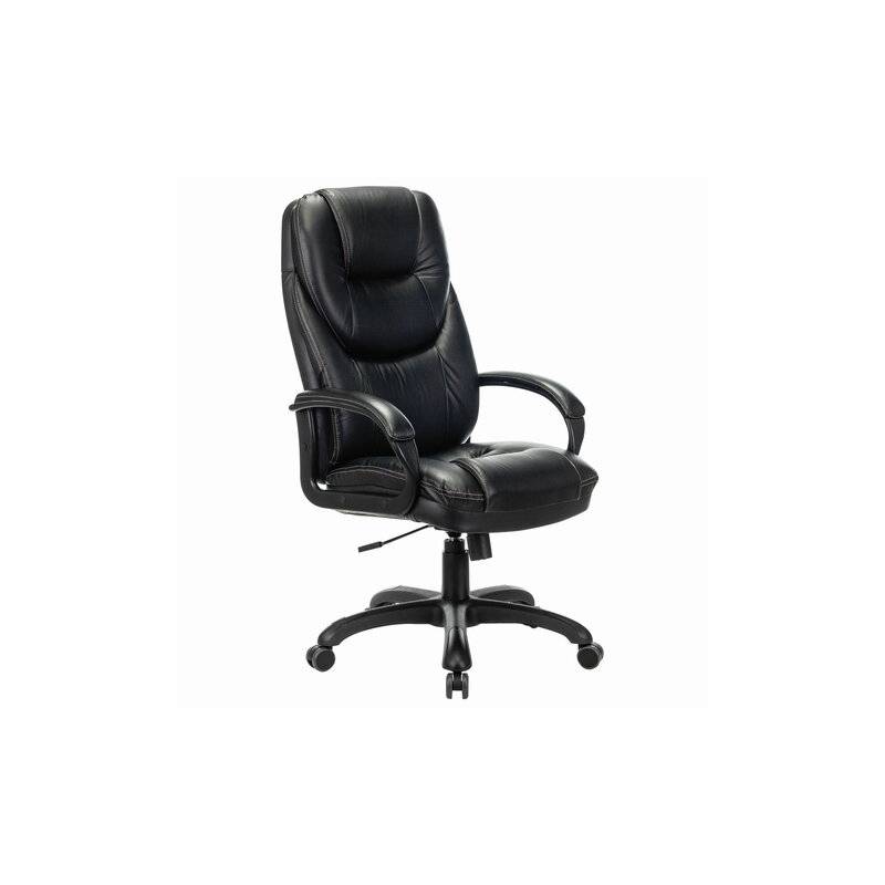 Кресло офисное  PREMIUM "Nord EX-590", черный пластик, экокожа, черное главное фото