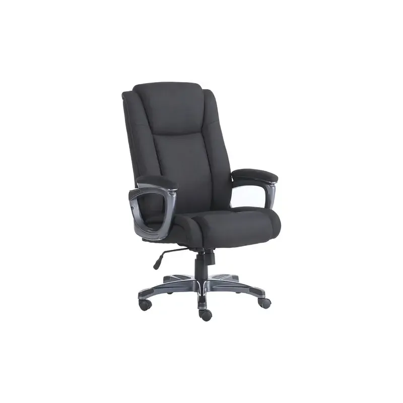 Кресло руководителя PREMIUM Solid HD-005, НАГРУЗКА до 180 кг, ткань, черное главное фото