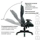 Игровое кресло  "GT Carbon GM-120", две подушки, экокожа, черное/зеленое, 531929. Фото товара с разных ракурсов.