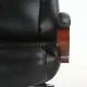 Кресло из натуральной кожи  PREMIUM "Infinity EX-707", дерево, черное. Фото товара с разных ракурсов.